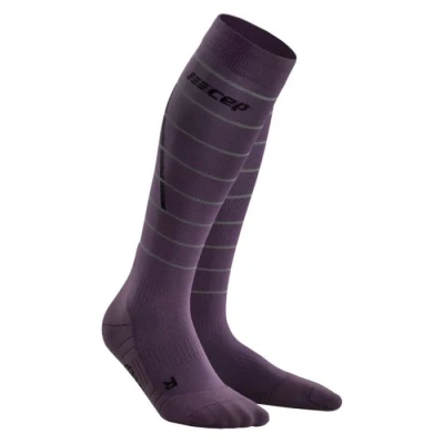 Abbildung von CEP Reflective Compression Kniestrümpfe, Damen, Größe: Small, Purple