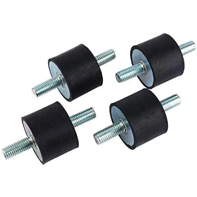 Abbildung von 4Pcs M10*25 Gummipuffer Vibrationsisolator, Luftkompressor Pumpe, Anti Vibration, Gummihalterung, Stoßdämpfer Antivibrationsisolation Gummilager Bootsspulen Stoßdämpfer(VV40*30)