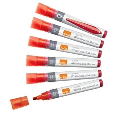 Abbildung von Nobo Boardmarker Liquid Ink Rundspitze VE=10 Stück rot
