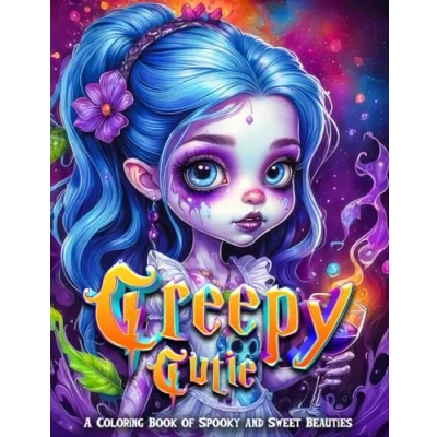 Abbildung von Creepy Cutie: A Coloring Book of Spooky and Sweet beauties