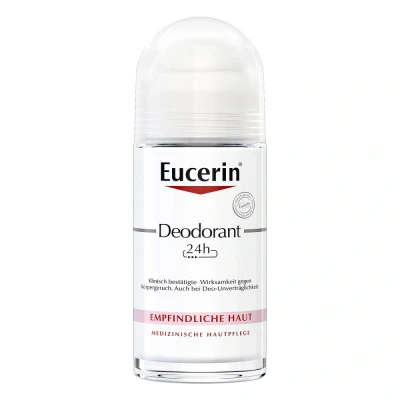 Abbildung von Eucerin Deodorant Empfindliche HAUT 24H ROLLON, ZUVERLÄSSIGER Deodorant, Größe: 50 ml,