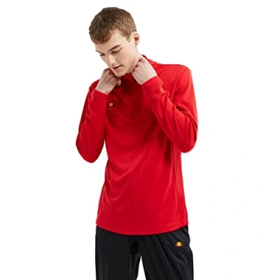 Abbildung von Ellesse Herren Rolbi Anti Odour 1/2 Zip Golf Pullover Rot L