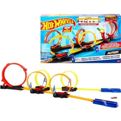 Abbildung von Hot Wheels Action HDR83, Fahrzeug &amp; Schienen Set, 4 Jahr(e), Kunststoff, Mehrfarbig, Rot