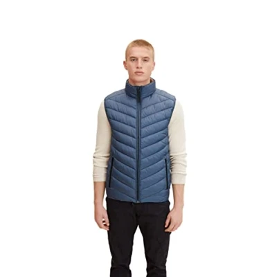 Abbildung von TOM Tailor Weste, Herren, Größe: Medium, China blue