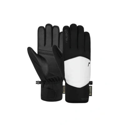 Abbildung von Reusch Amira Gore TEX warme, wasserdichte, Winddichte und atmungsaktive Winterhandschuhe Fingerhandschuhe Schneehandschuhe Skihandschuhe mit Ziegenleder für Damen