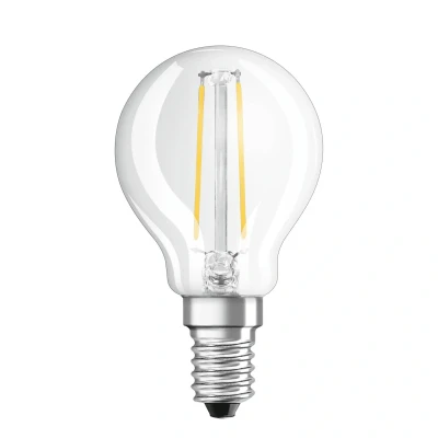Abbildung von OSRAM LED Tropfenlampe E14 1,5W827 klar
