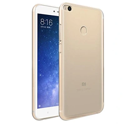 Abbildung von CoverKingz Handyhülle für Xiaomi Mi Max 2 Silikonhülle Soft Case Bumper Durchsichtig Handy Hülle Slim Cover Transparent