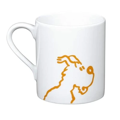 Abbildung von Moulinsart Tasse aus Porzellan, Orange, Tamaño Único