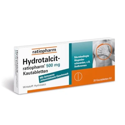 Abbildung von Hydrotalcit ratiopharm 500 mg 20 St