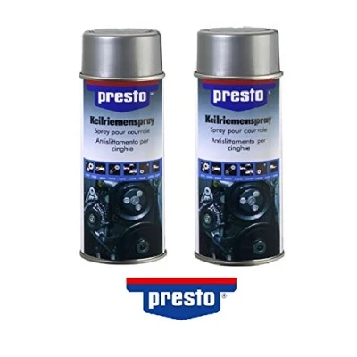 Abbildung von 2 x PRESTO KEILRIEMENSPRAY Riemenspray 400 ml praktisches Riemen Pflegespray SET