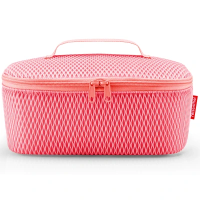 Abbildung von reisenthel coolerbag M Pocket mesh Coral Kühltasche mit Obermaterial aus recycelten PET Flaschen Ideal für das Mittagessen unterwegs