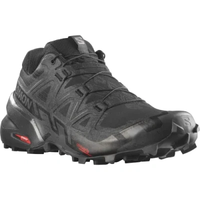 Abbildung von Salomon Speedcross 6 Laufschuh Trail, Herren, Größe: 40 2/3, Black/phantom Schuhe