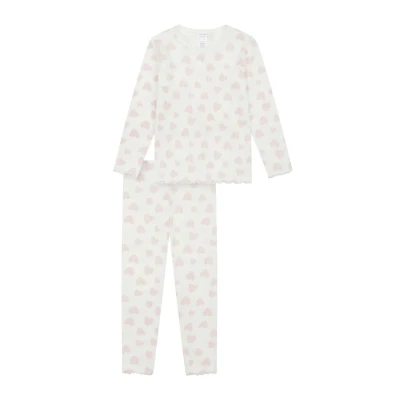 Abbildung von Schiesser Mädchen Schlafanzug Set Pyjama lang 100% Organic Bio Baumwolle Größe 92 bis 140