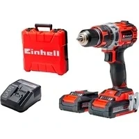 Abbildung von Einhell Akku Schlagbohrschrauber TP CD 18/50 Li i BL, 18 V, (Komplett Set, inkl. 2x 2,0 Ah Power X Change und Ladegerät), Transportkoffer, Bürstenloser Motor, LED