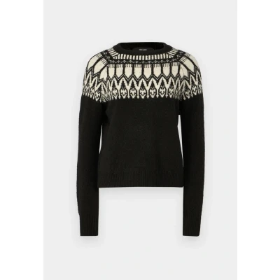 Abbildung von Vero Moda Nordic GA REP BOO Strickpullover, Damen, Größe: XS, Black