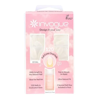 Abbildung von Invogue 120 Full Cover Oval Shape Nails