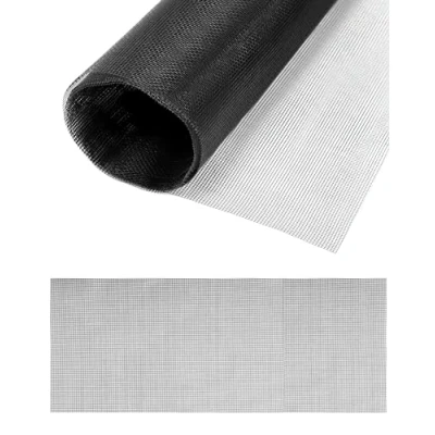 Abbildung von QWORK® Fenster Fliegengitter, Fliegennetz aus Glasfaser, 120x300cm, hält die Frischluftzirkulation, schwarz, 18 Mesh