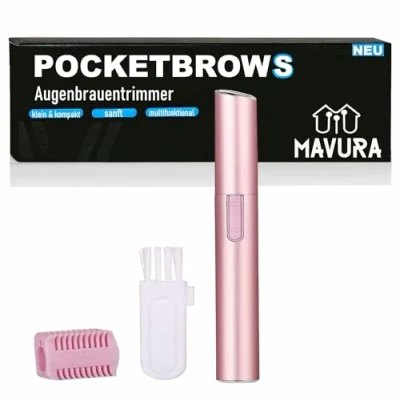 Abbildung von MAVURA Augenbrauentrimmer POCKETBROWS Augenbrauen Trimmer, Rasierer Epilierer Augenbrauenrasierer elektrisch