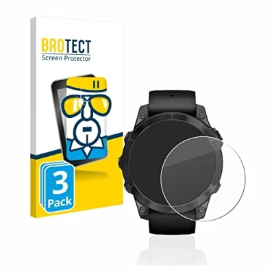 Abbildung von BROTECT (3 Stück Panzer Schutz Glas für Garmin Epix Pro (Gen 2) (47 mm) 9H Echtglas, Displayschutz