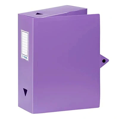 Abbildung von Viquel Class Doc Heftbox Polypropylen, Rücken 100 mm blasslila