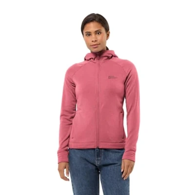 Abbildung von Jack Wolfskin Waldsee Fleecejacke, Damen, Größe: Large, Soft pink