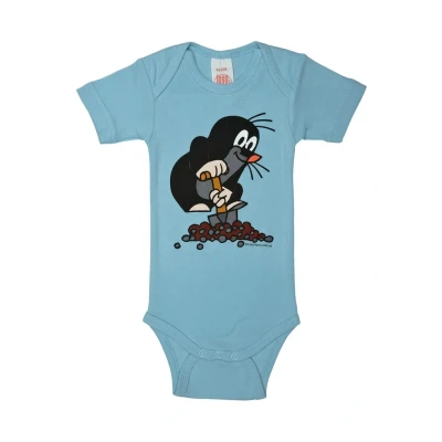 Abbildung von Logoshirt DER Kleine Maulwurf Body für Kinder, Größe: 50/56, Light blue