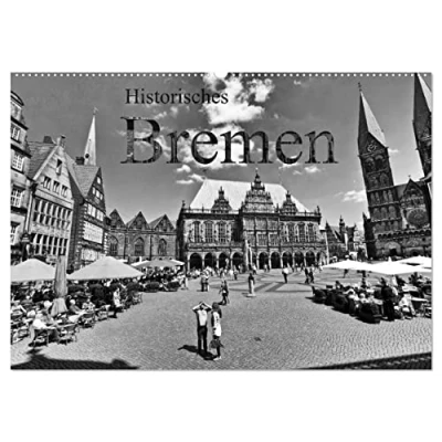 Abbildung von Historisches Bremen (Wandkalender 2025 DIN A2 quer), CALVENDO Monatskalender