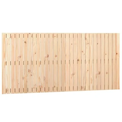 Abbildung von vidaXL Wand Kopfteil Bettkopfteil Betthaupt für Bett Schlafzimmerbett Bettzubehör Holzkopfteil Wandmontage 185x3x90cm Massivholz Kiefer