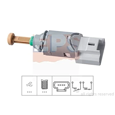 Abbildung von EPS 1.810.227 Bremslichtschalter mechanisch Made in Italy OE Equivalent RENAULT: CLIO 3, Modus / Grand Modus, Kangoo I, DACIA: Duster SUV, Sandero I
