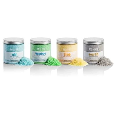 Abbildung von PoolSpezi Badesalz AquaFinesse Spa de Luxe Crystals 4er Set Aromagranulate Whirlpool schaumfrei, 1 tlg.