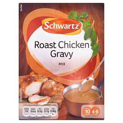 Abbildung von Schwartz Roast Chicken Gravy Mix (26g) Packung mit 6