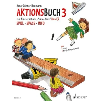 Abbildung von Piano Kids Aktionsbuch 3 zur Klavierschule &quot;Piano Kids&quot; 3: Spiel · Spaß Info. Band 3. Klavier. (Set). (Piano Kids, 3)