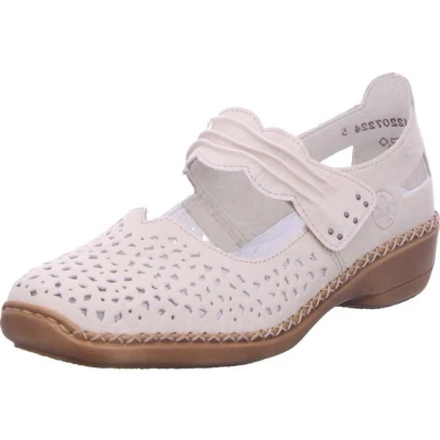Abbildung von Rieker Riemchenballerina, Damen, Größe: 40, Beige Schuhe