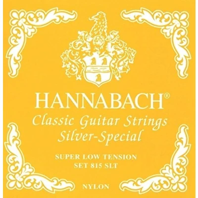 Abbildung von Hannabach 652509 Saiten für Klassikgitarre Seire 815 Super Low Tension Silver Special 3er Diskant