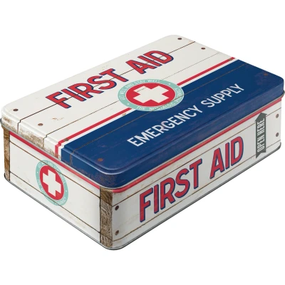 Abbildung von Nostalgic Art Keksdose Vorratsdose Kaffeedose Frischhaltedose First Aid Blue