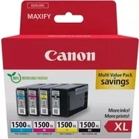 Abbildung von Canon PGI 1500XL Multipack BK/C/M/Y Tinte mit hoher Reichweite Tintenpatrone