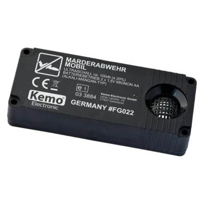 Abbildung von Kemo FG022 Marderabwehr mobil. Neueste Hochfrequenztechnik (Ultraschall), ohne Montage. Für Auto, Carport, Garage, Haus. Anwendbar gegen Marder, Mäuse und andere Nagetiere
