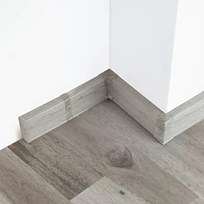 Abbildung von [DQ PP] 80 Meter Sockelleisten 55mm PVC Calisto Laminatleisten Fussleisten aus Kunststoff Laminat Dekore Fußleisten