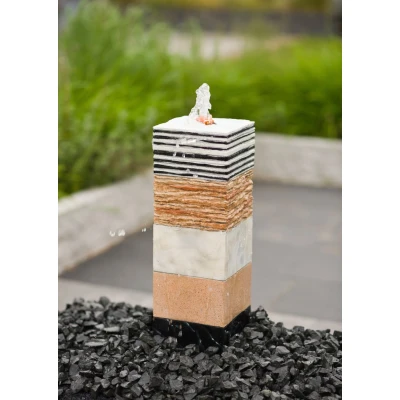 Abbildung von Ubbink Gartenbrunnen &quot;TAMPA II&quot;, (Komplett Set), inkl. LED Beleuchtung