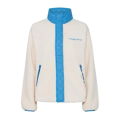 Abbildung von Thejoggconcept Jcberri Raglan Fleecejacke, Damen, Größe: XS, Malibu blue mix