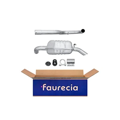 Abbildung von HELLA 8LD 366 030 091 Endschalldämpfer hinten mit Anbauteilen FORD: MONDEO 1