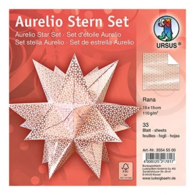 Abbildung von Ludwig Bähr Faltblätter Aurelio Stern &#039;Rana&#039; 110g/qm 15x15cm VE=33 BLa