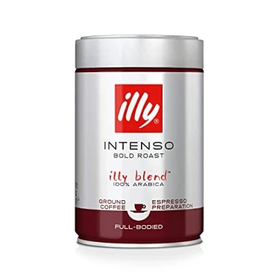Abbildung von illy Kaffee, Gemahlener Espresso Intenso, intensive Röstung 1 Dose zu 250 g