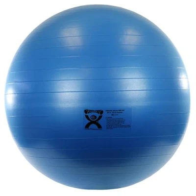 Abbildung von CanDo Gymnastikball Deluxe Anti Burst Trainingsball Sitzball, Durchmesser 85 cm, blau