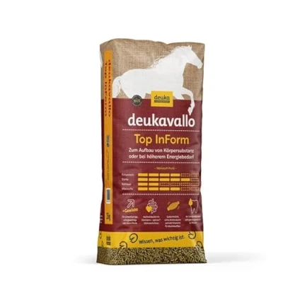 Abbildung von deukavallo Top Inform Hochverdauliches Aufbaufutter bei erhöhtem Energie und Proteinbedarf 25 kg