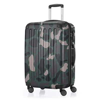 Abbildung von HAUPTSTADTKOFFER SPREE Hartschalen Koffer Trolley Rollkoffer Reisekoffer, 4 Doppel Rollen, 65 cm, 74 L, Camouflage