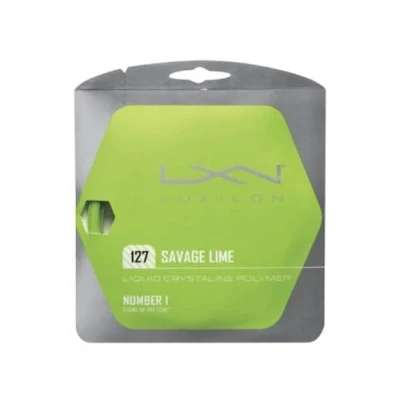 Abbildung von Wilson Luxilon Unisex Tennissaite Savage 127, hellgrün, 200 Meter Rolle, 1,27 mm, WRZ902300