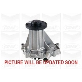Abbildung von GRAF PA1190 Wasserpumpe mit Dichtung mechanisch Gusseisen für Keilrippenriementrieb SSANGYONG: Kyron