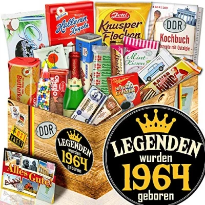 Abbildung von Legenden 1964 Geburtstag Geschenk 60. Süßigkeiten DDR