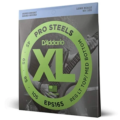 Abbildung von D&#039;Addario E Bass Gitarrensaiten Saiten Bassgitarre Strings Guitar EPS165 Saitensatz, für 045 105